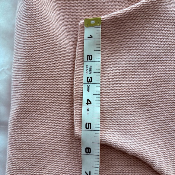 Quince Dolman Sweater Crew Cotton Cashmere Link Stitch Sugar Stone Sz M - Picture 9 of 16